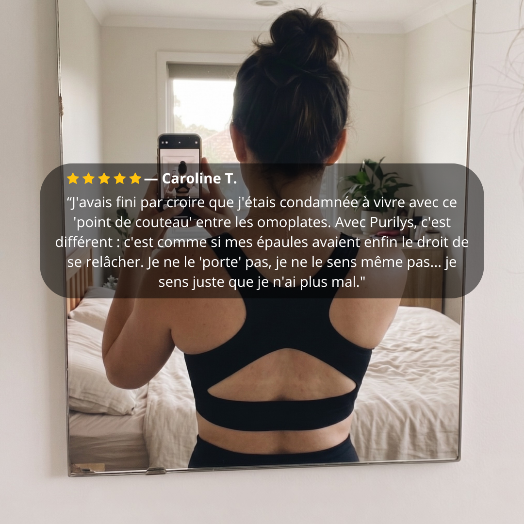 Enfin une posture légère, libérée du poids de votre poitrine